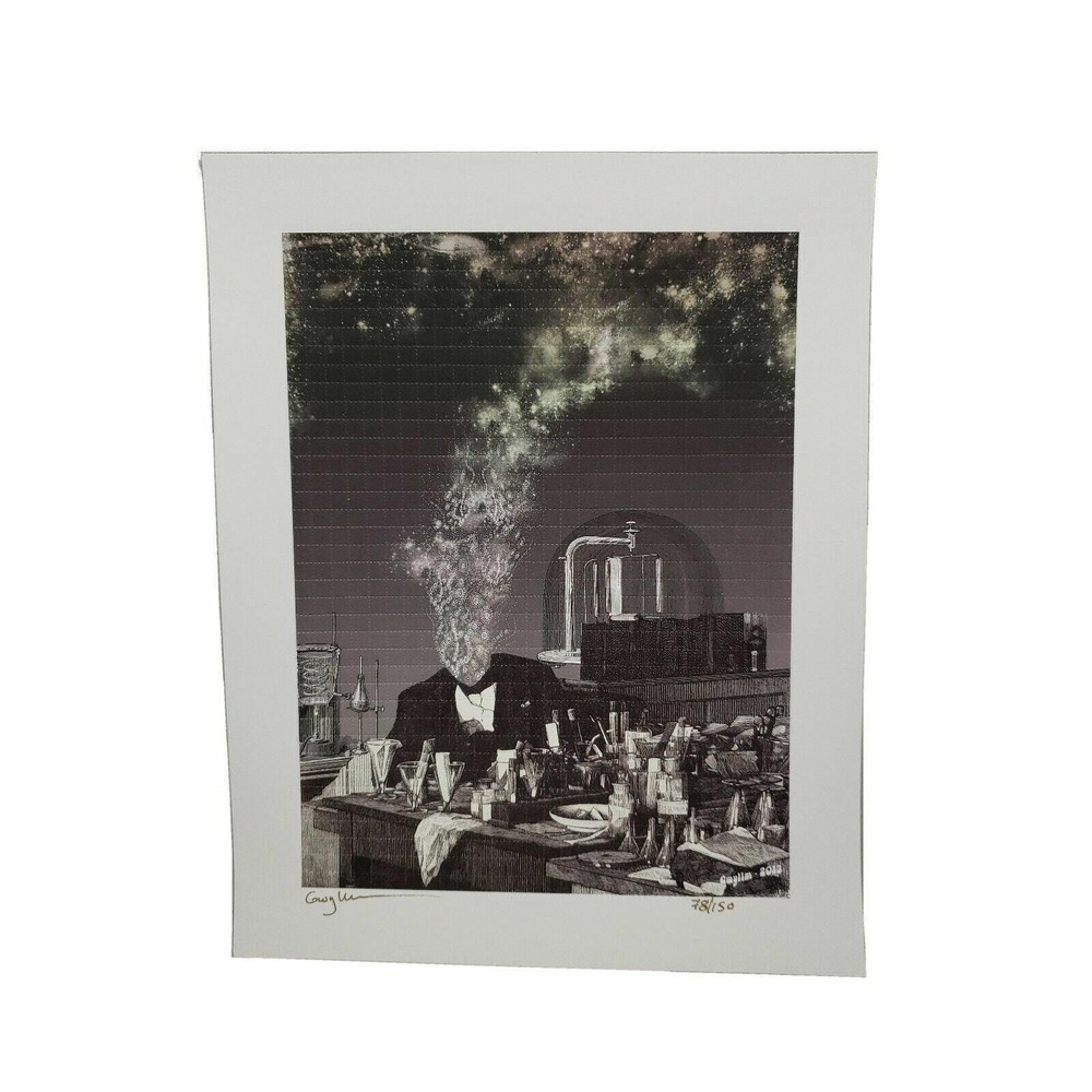 Gwyllm Llwydd "The‎ Chemist" signed Blotter Art Print Sasha Shulgin Tribute